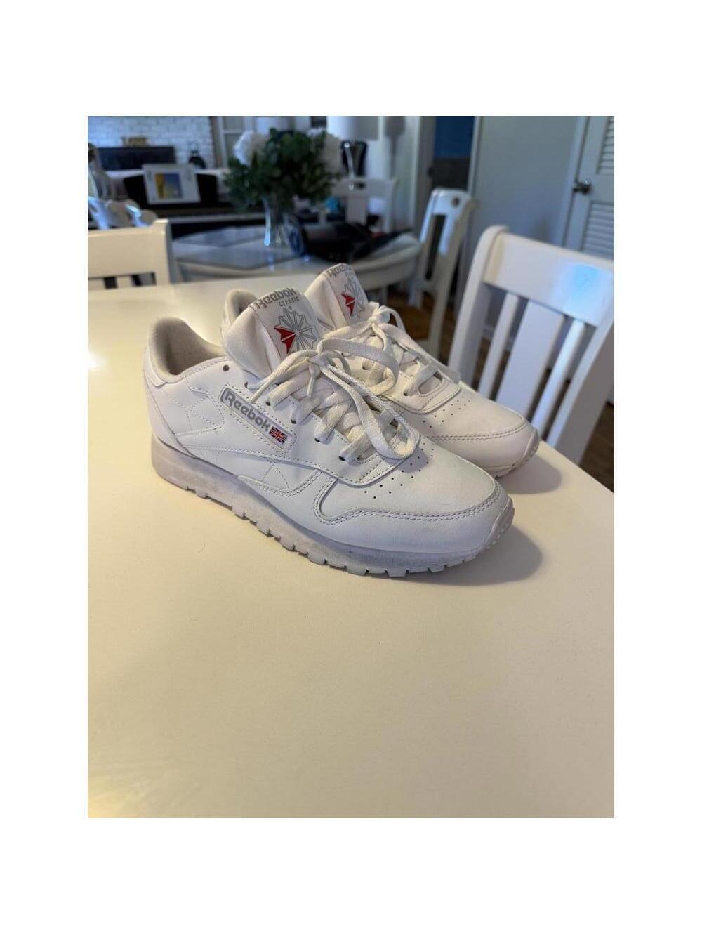 Reebok Classic White Leather Sneakers